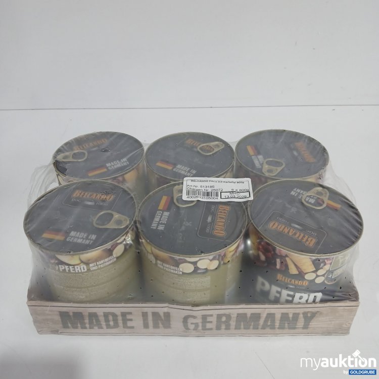 Artikel Nr. 834552 Artikel Nr. 834552: Belcando Pferd mit Kartoffel 6x800g