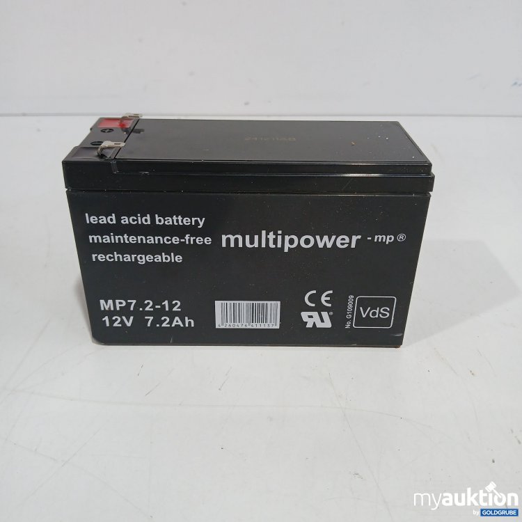 Artikel Nr. 843552 Artikel Nr. 843552: Batterie MP7.2-12 12V 7.2Ah 2412111AB