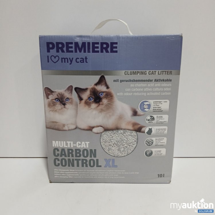 Artikel Nr. 869552 Artikel Nr. 869552: Premiere Carbon Control XL Katzenstreu 10l