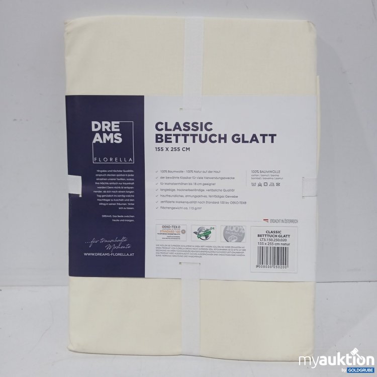 Artikel Nr. 911552 Artikel Nr. 911552: Dreams Classic Betttuch Vlatt 155x255cm