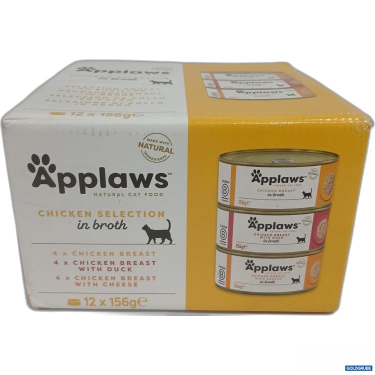 Artikel Nr. 952552 Artikel Nr. 952552: Applaws Chicken selection in broth 12x156g