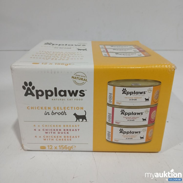 Artikel Nr. 952552 Artikel Nr. 952552: Applaws Chicken selection in broth 12x156g