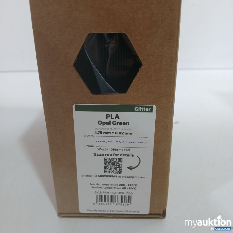 Artikel Nr. 972552: Prusament PLA Opal Green Glitter 1,75mm 1019g 