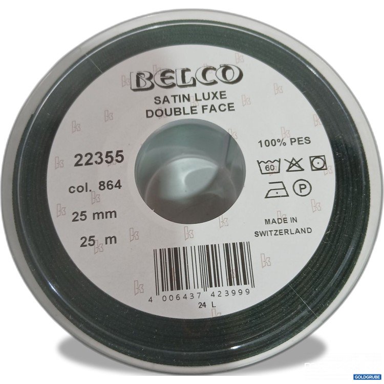 Artikel Nr. 977552: Belco Satin Luxe Double Face 25mm 25m Col. 864 