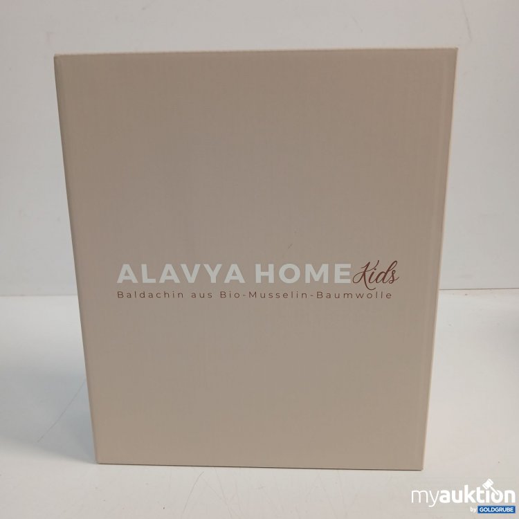 Artikel Nr. 441553: Alavya Home Baldachin aus Bio-Musselin-Baumwolle 50x250cm -Braun