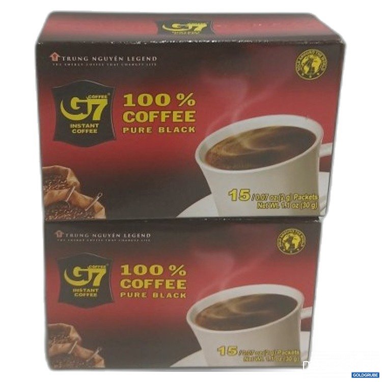 Artikel Nr. 468553 Artikel Nr. 468553: 2 x G7 Instant Coffee Pure Black je 15 Packets