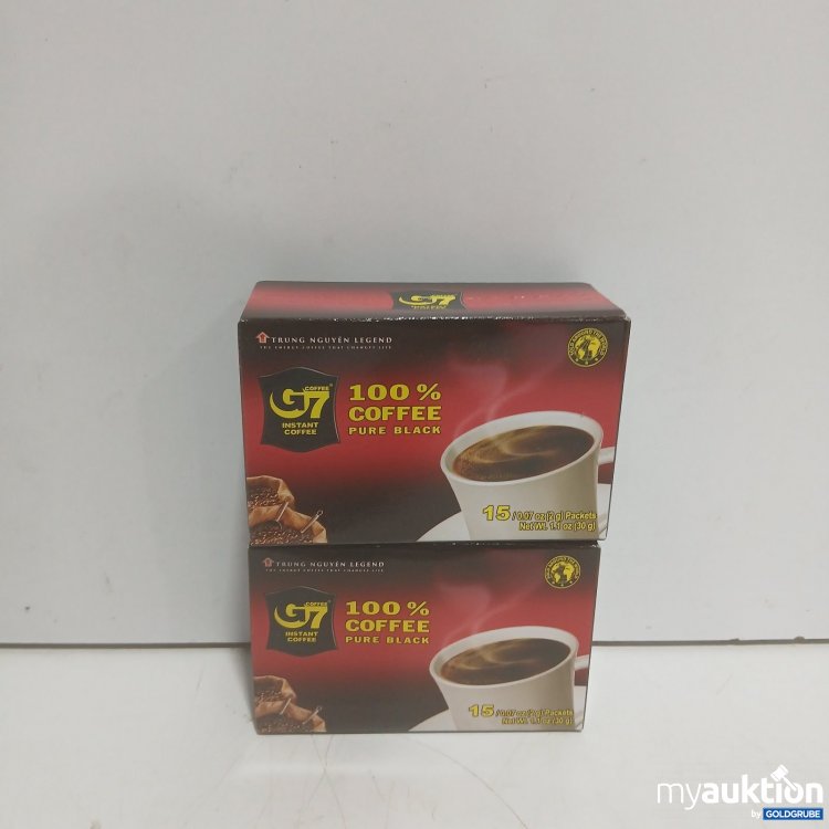 Artikel Nr. 468553 Artikel Nr. 468553: 2 x G7 Instant Coffee Pure Black je 15 Packets