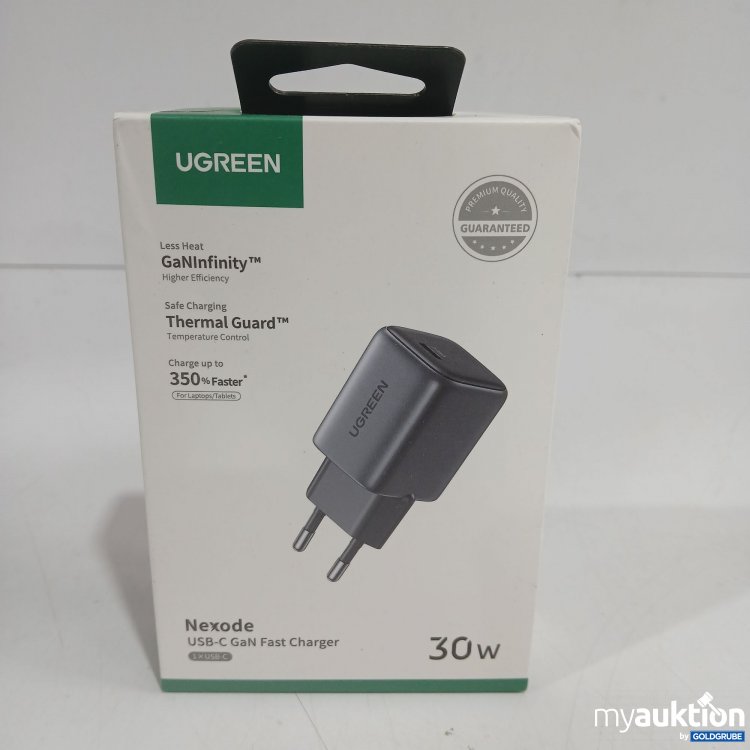 Artikel Nr. 524553: Ugreen Nexode USB-C GaN Fast Charger schwarz 