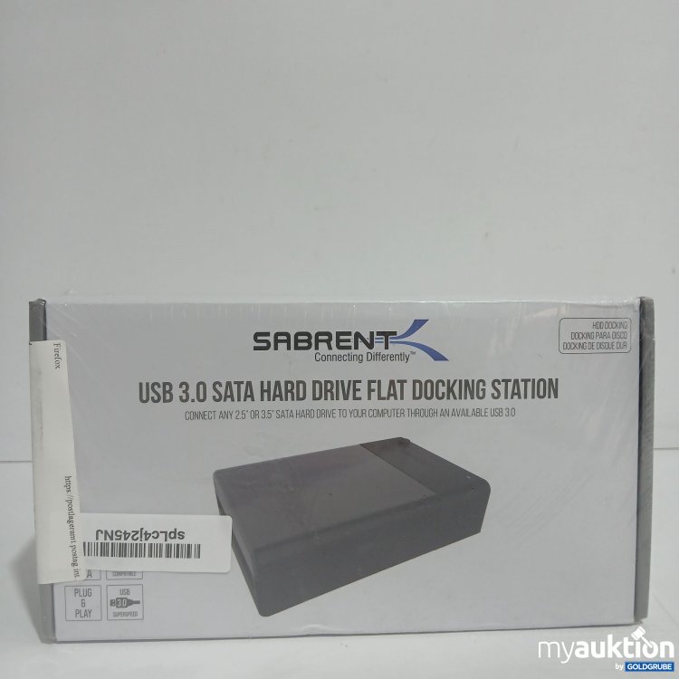 Artikel Nr. 856553 Artikel Nr. 856553: Sabrent USB 3.0 Sata Hard Drive Flat Docking Station EC-DFLT