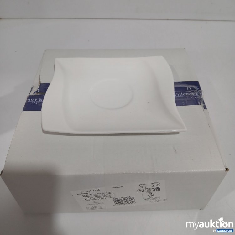 Artikel Nr. 903553: Villeroy & Boch Frühstücks Untertassen 21x18cm 6Stk 