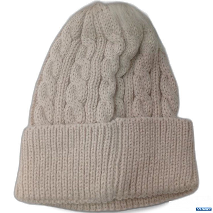 Artikel Nr. 939553 Artikel Nr. 939553: Beige Strickmütze mit Pompon