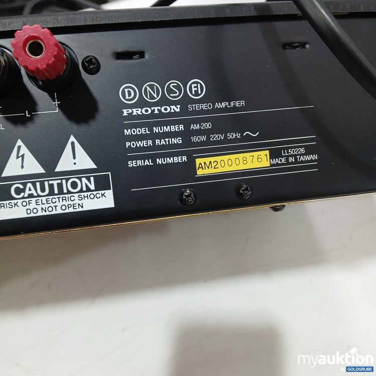 Artikel Nr. 941553: Proton AM-200 Stereo Verstärker mit 2 Lautsprechern