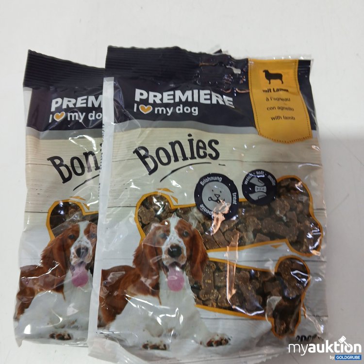 Artikel Nr. 954553: Premiere I love my Dog Bonies 2 x 200g mit Lamm 