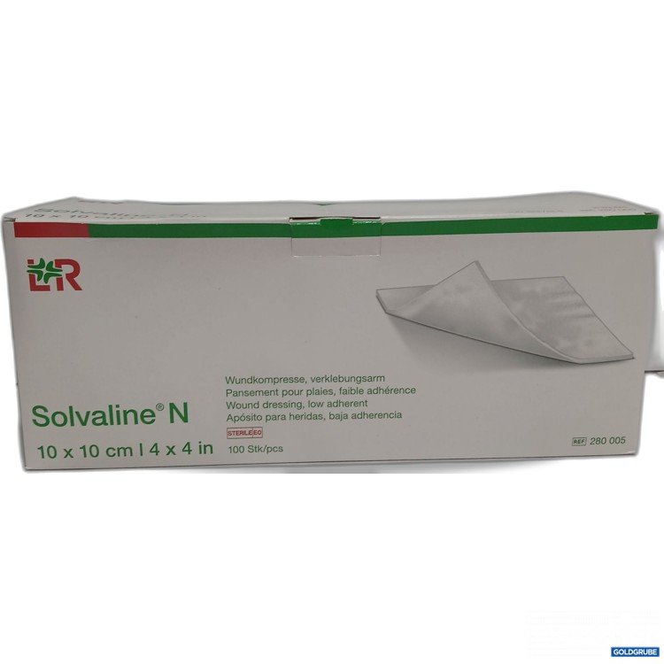 Artikel Nr. 955553: LR Solvaline N 10x10cm 100Stk Wundkompresse 