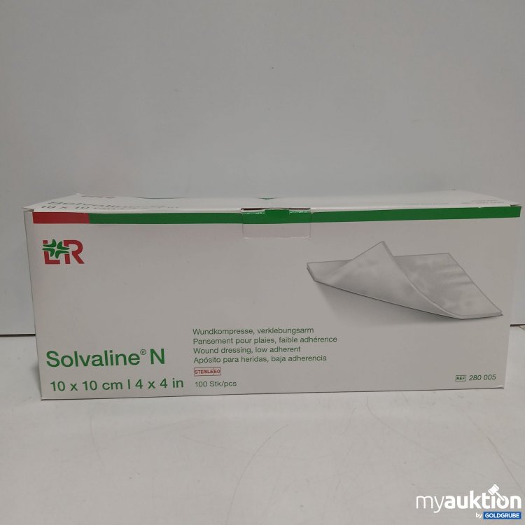 Artikel Nr. 955553: LR Solvaline N 10x10cm 100Stk Wundkompresse 