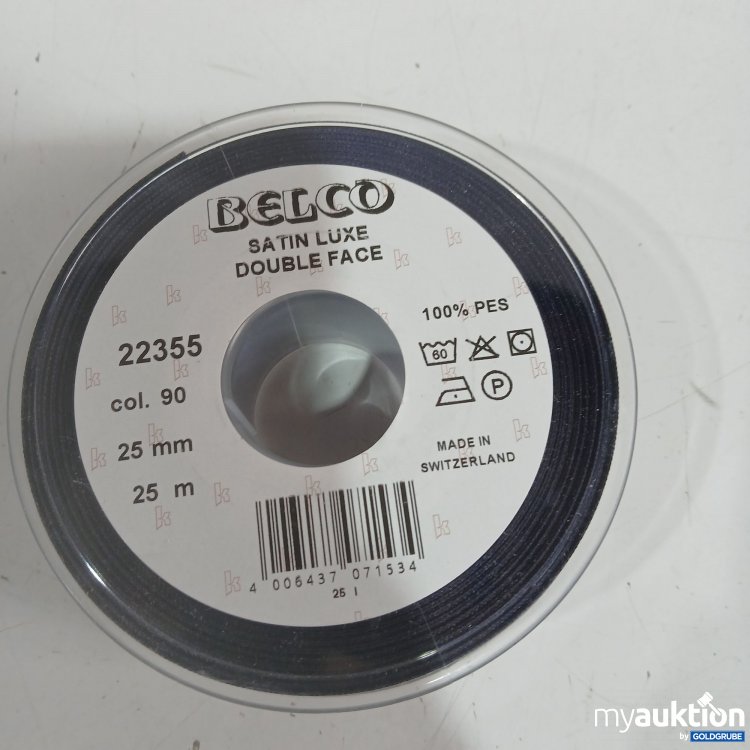 Artikel Nr. 977553 Artikel Nr. 977553: Belco Satin Luxe Double Face 25mm 25m Col. 90