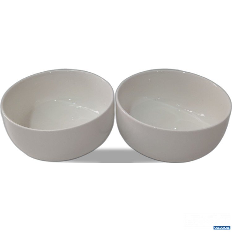 Artikel Nr. 993553 Artikel Nr. 993553: Westwing Porzelan-Schüssel weiß DM ca 14cm, Höhe ca 6,5cm 2Stk