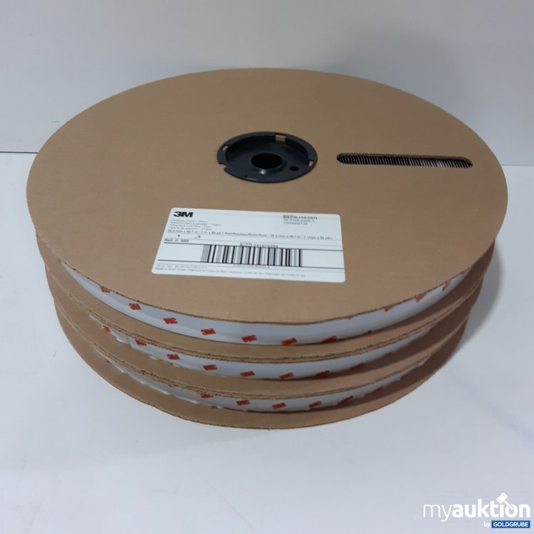 Artikel Nr. 438554 Artikel Nr. 438554: 3M Klettband Selbstklebend REF SJ3526N 3x25,4mmx45,7m