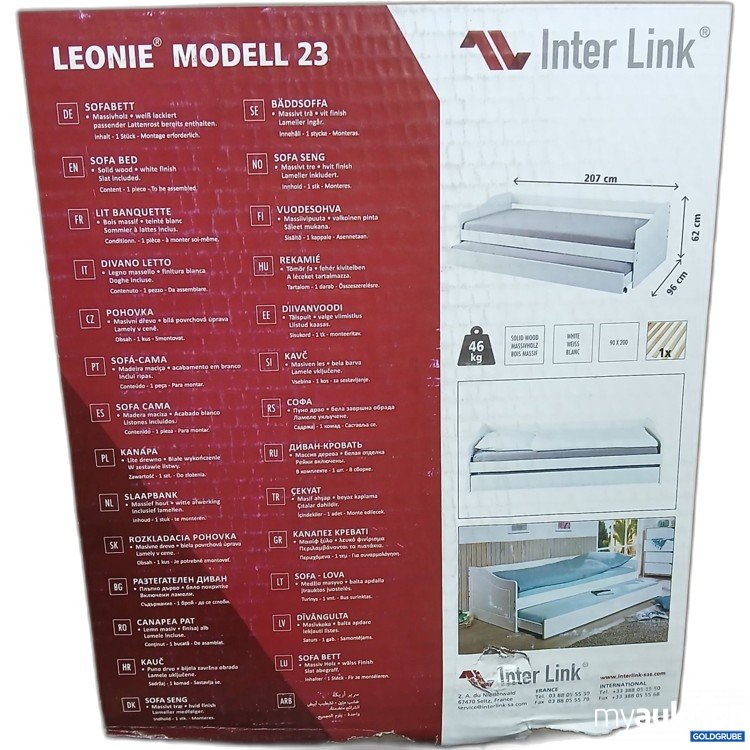 Artikel Nr. 443554: Inter Link Leonie Modell 23 207x96x62cm 