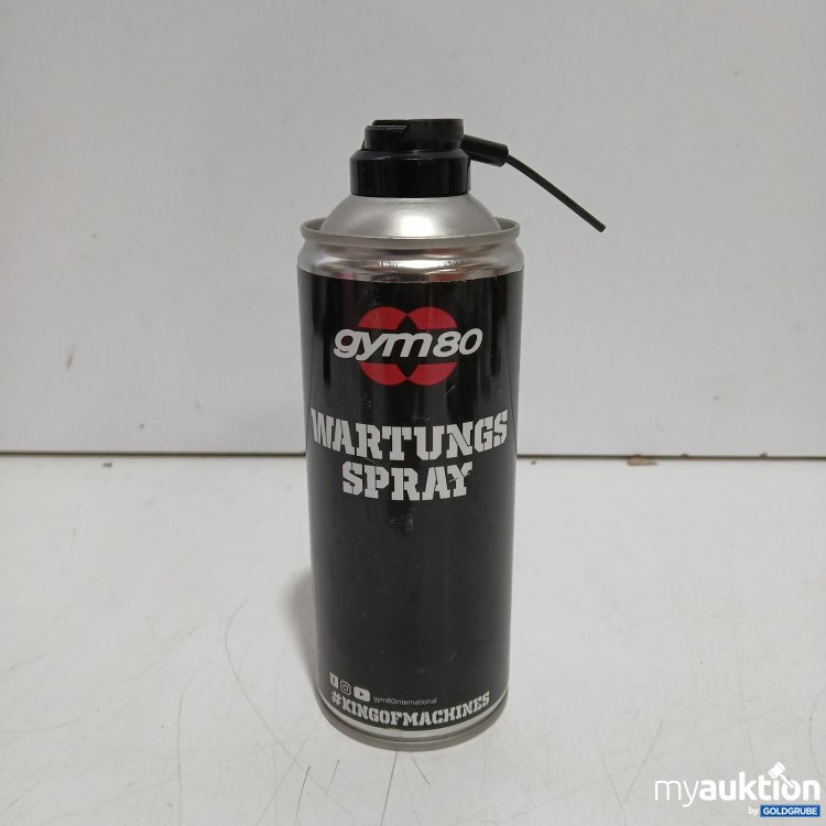 Artikel Nr. 464554 Artikel Nr. 464554: gym80 Wartungsspray Spraydose 400ml