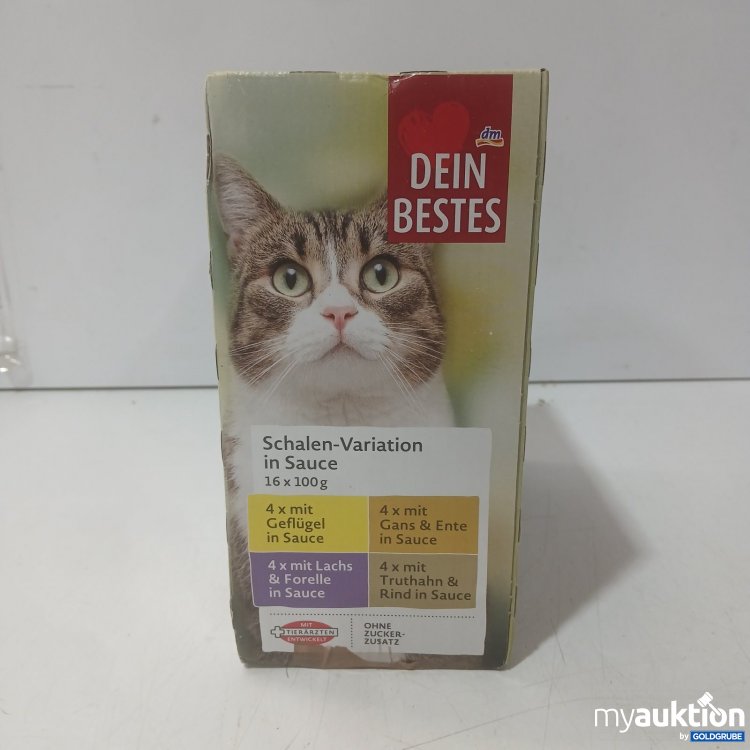 Artikel Nr. 469554: dm Dein Bestes Katzenfutter Schalen-Variation in Sauce 16 x 100 g