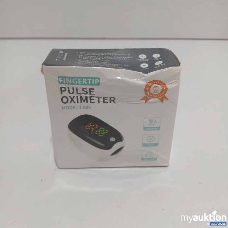 Artikel Nr. 522554 Artikel Nr. 522554: Fingertip Pulse Oximeter LK89