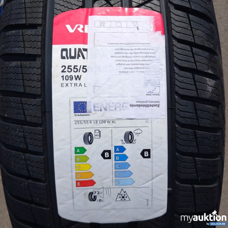 Artikel Nr. 525554: Vredestein Quatrac 255/55 R18 109W XL
