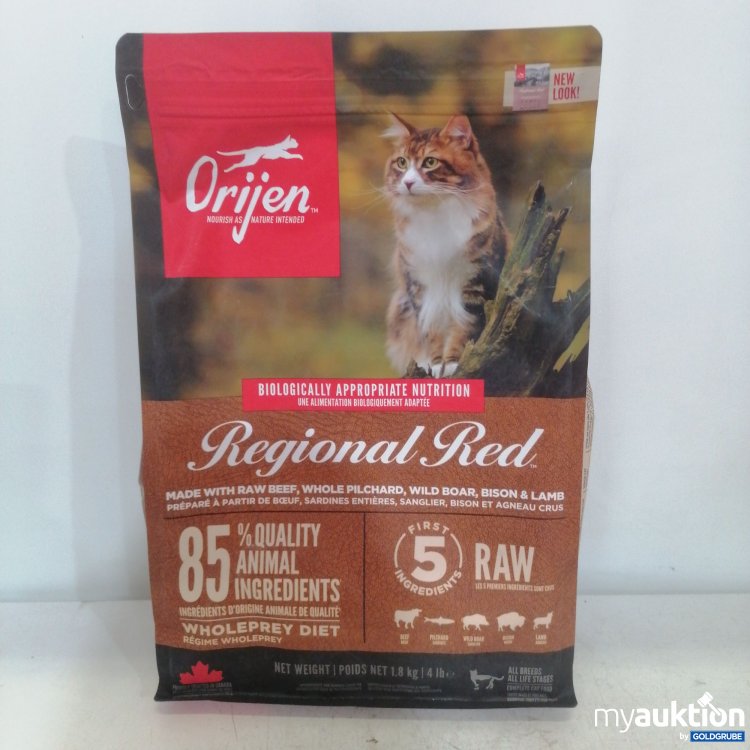 Artikel Nr. 720554: Orijen Regional Red Katzenfutter 1,8kg