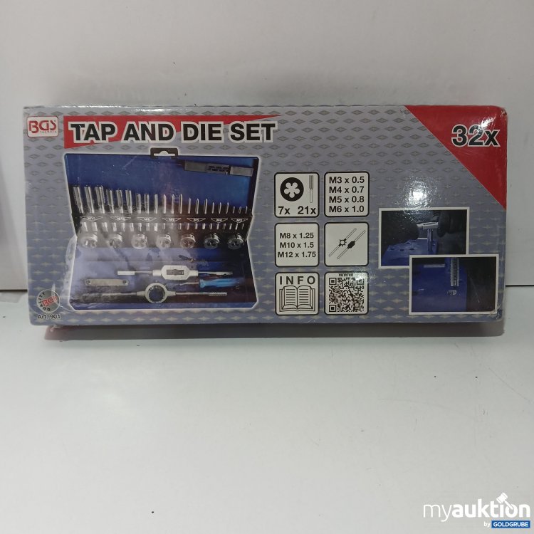 Artikel Nr. 846554 Artikel Nr. 846554: Tap and Die Set Gewindeschneid-Satz