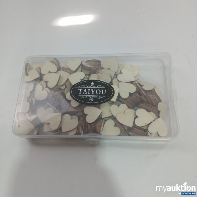 Artikel Nr. 861554: TAIYOU 200 Stück 2cm Holzherzen