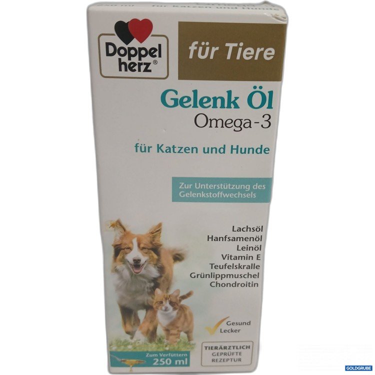 Artikel Nr. 894554: Doppel Herz Gelenk Öl für Tiere Omega-3 250ml 