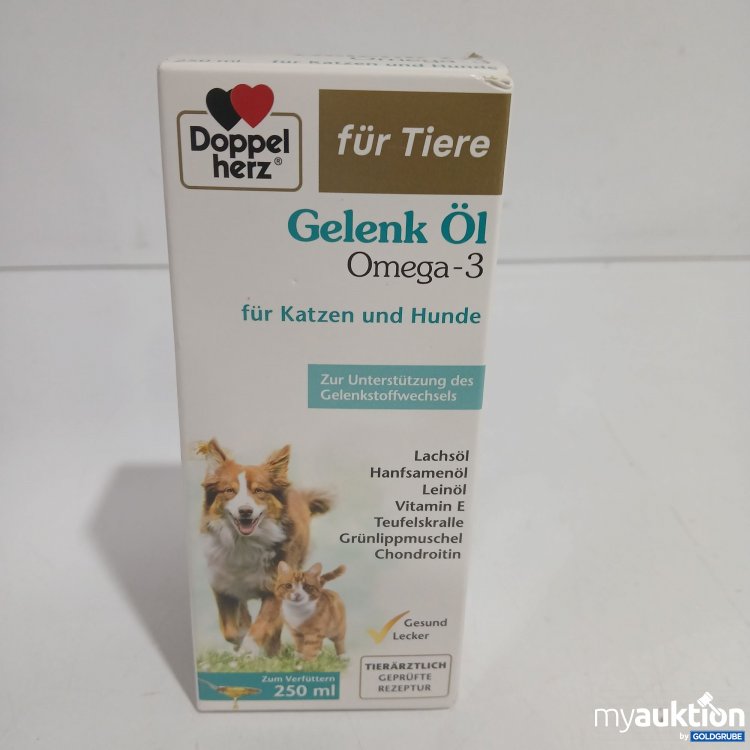 Artikel Nr. 894554: Doppel Herz Gelenk Öl für Tiere Omega-3 250ml 