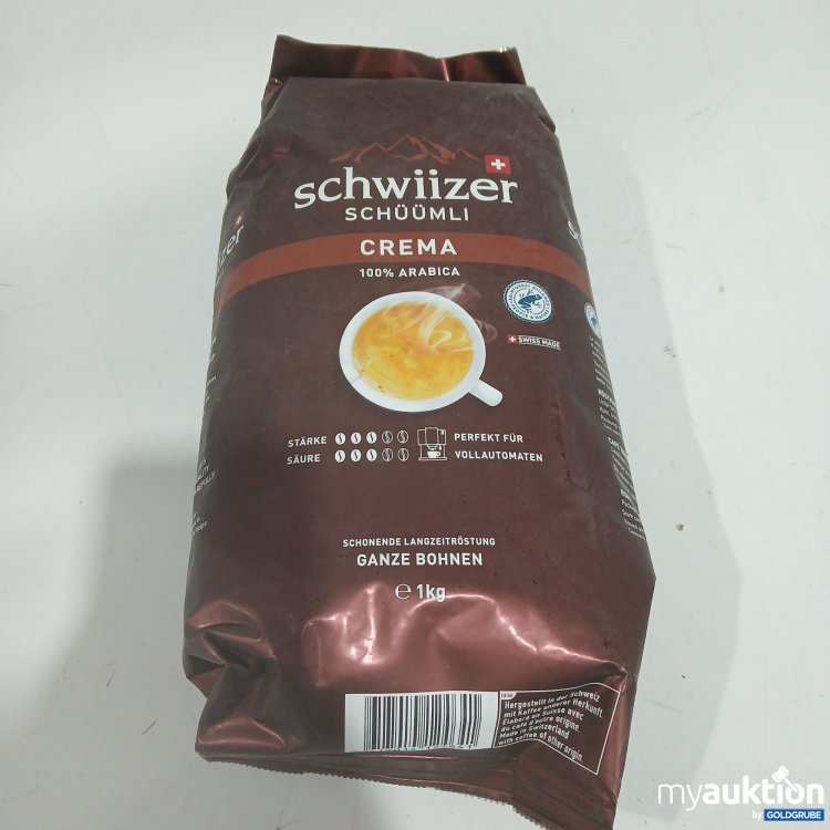 Artikel Nr. 952554: Schwiizer Schüümli Crema ganze Bohnen 1kg 