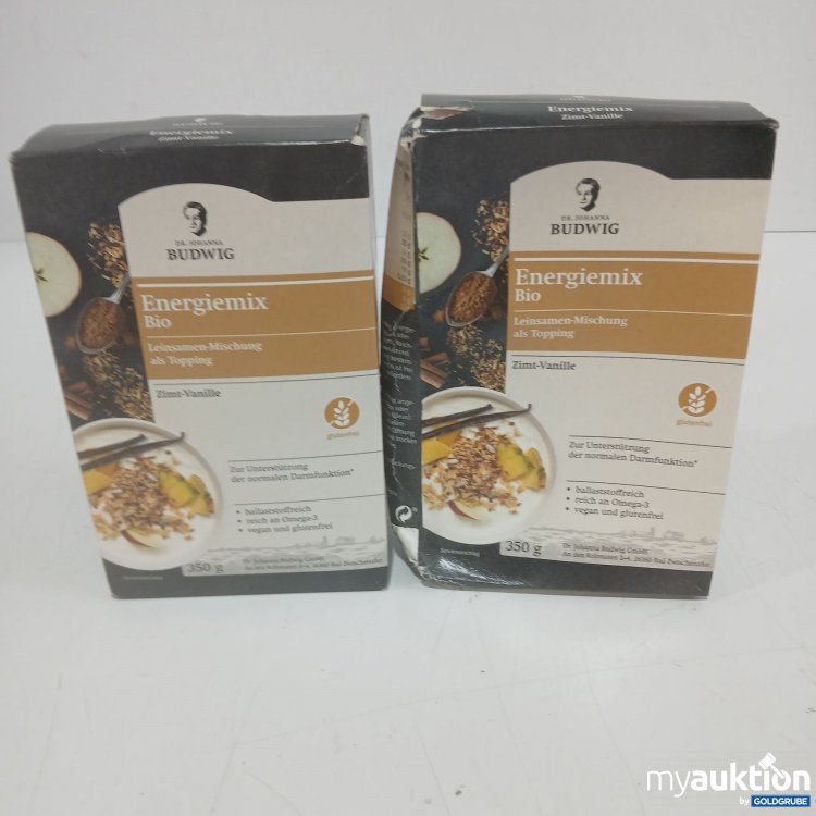 Artikel Nr. 970554 Artikel Nr. 970554: Dr.Johanna Budwig Energiemix Bio 350g Zimt Vanille
