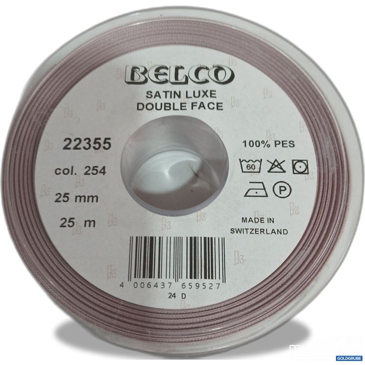 Artikel Nr. 977554 Artikel Nr. 977554: Belco Satin Luxe Double Face 25mm 25m Col. 254