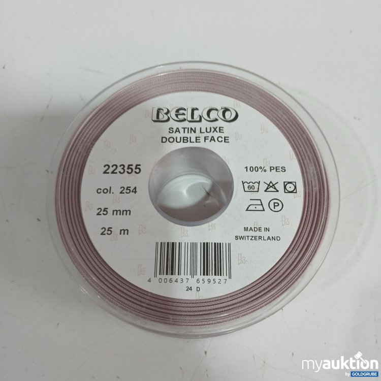 Artikel Nr. 977554 Artikel Nr. 977554: Belco Satin Luxe Double Face 25mm 25m Col. 254