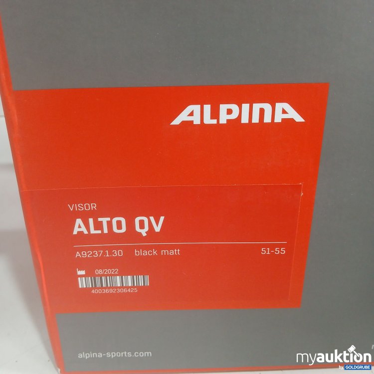 Artikel Nr. 991554: Alpina Visor Alto QV Skihelm black matt 