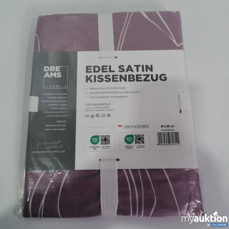 Artikel Nr. 389555 Artikel Nr. 389555: Dreams Florella Edel Satin Kissenbezug 40x80cm