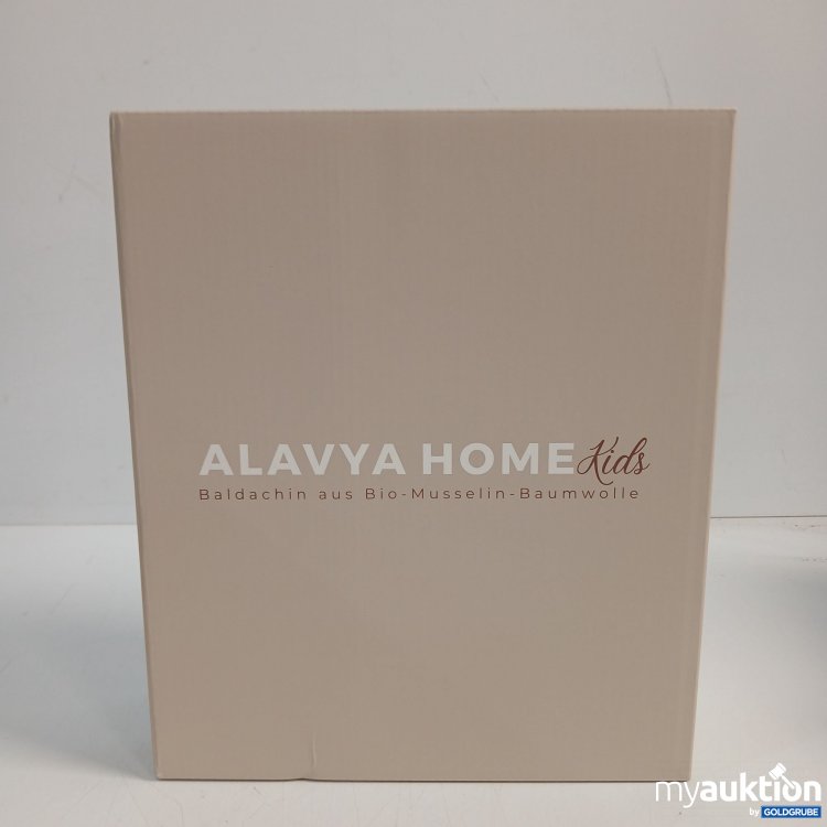 Artikel Nr. 441555: Alavya Home Baldachin aus Bio-Musselin-Baumwolle 50x250cm -Braun