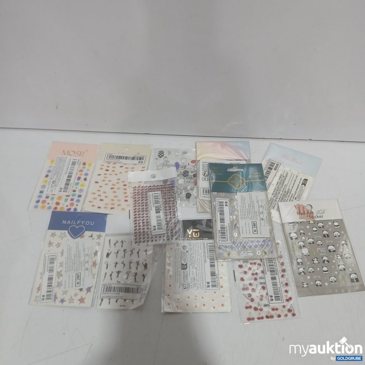 Artikel Nr. 468555: 12 Pkg Nail Art Sticker verschiedene Motive