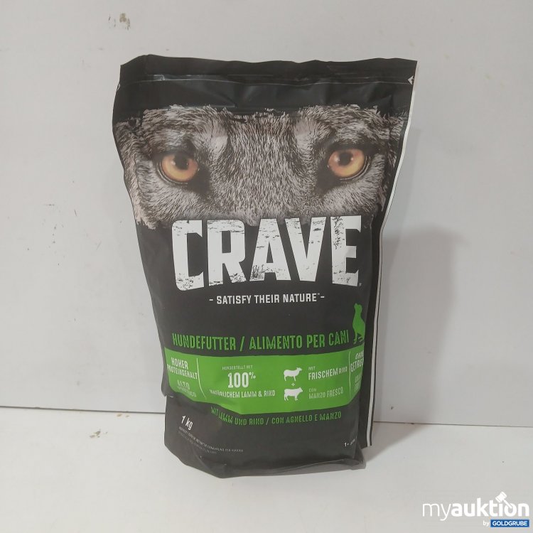 Artikel Nr. 469555: Crave Hundefutter 1 kg mit Lamm und Rind