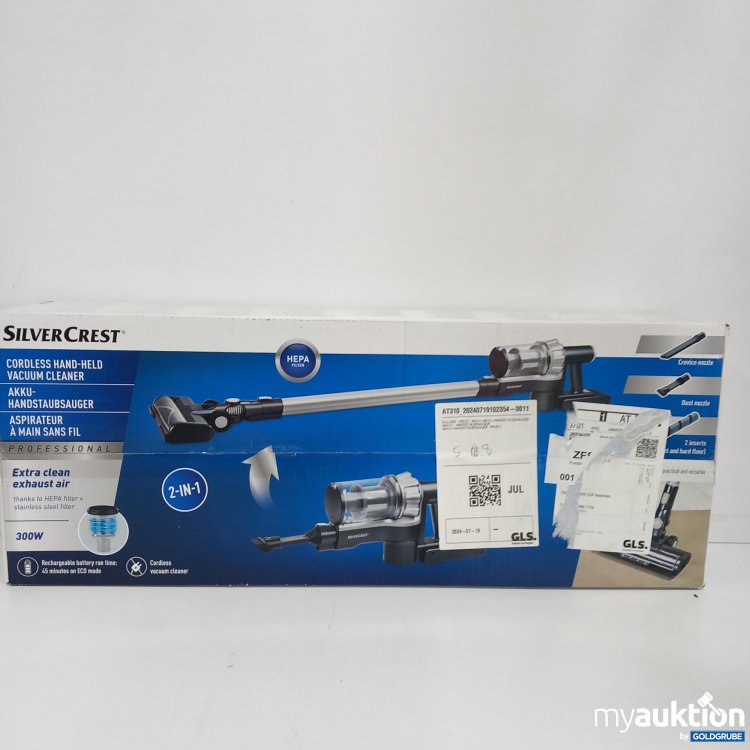 Artikel Nr. 520555 Artikel Nr. 520555: Silver Crest Akku Handstaubsauger 300 W