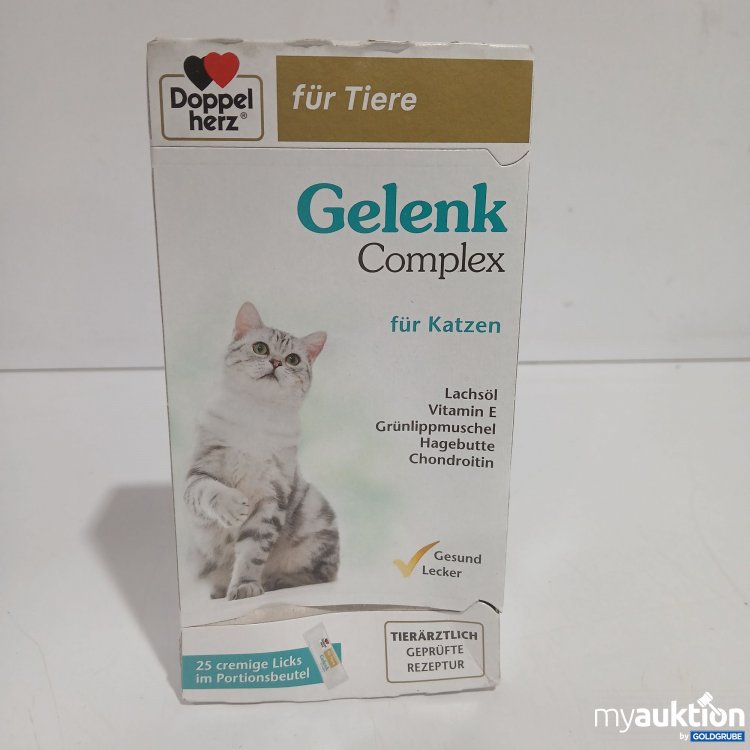 Artikel Nr. 894555: Doppel Herz Gelenk Complex für Katzen 25x10g 