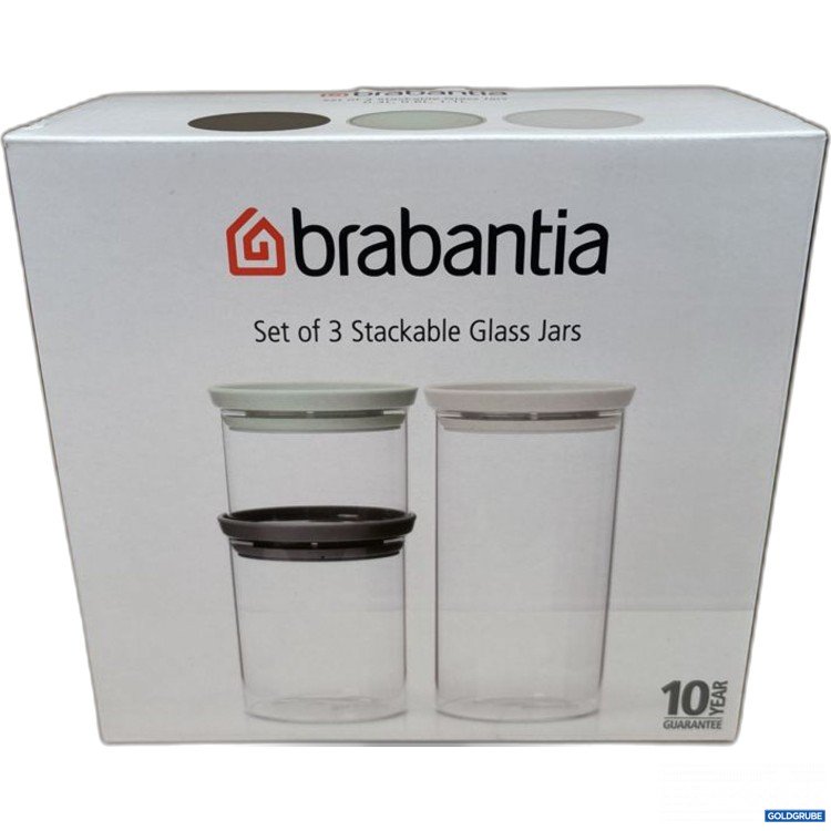 Artikel Nr. 921555: brabantia Set of 3 Stackable Glass Jars