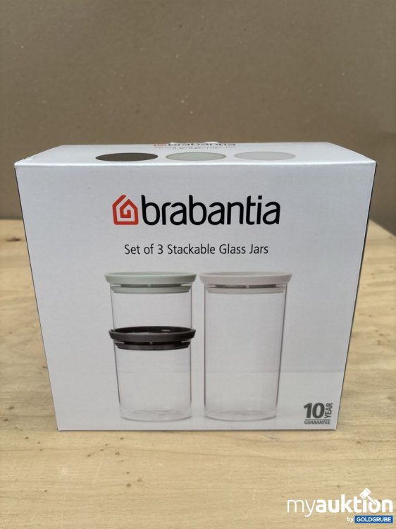 Artikel Nr. 921555: brabantia Set of 3 Stackable Glass Jars