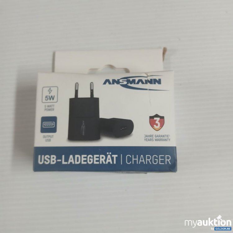 Artikel Nr. 922555: ANSMANN USB-Ladegerät Charger