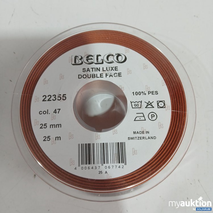 Artikel Nr. 977555 Artikel Nr. 977555: Belco Satin Luxe Double Face 25mm 25m Col. 47