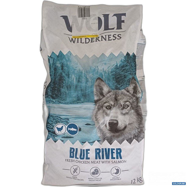 Artikel Nr. 985555: WOLF Wilderness Blue River Hundefutter
Hühnchen mit Lachs
12kg