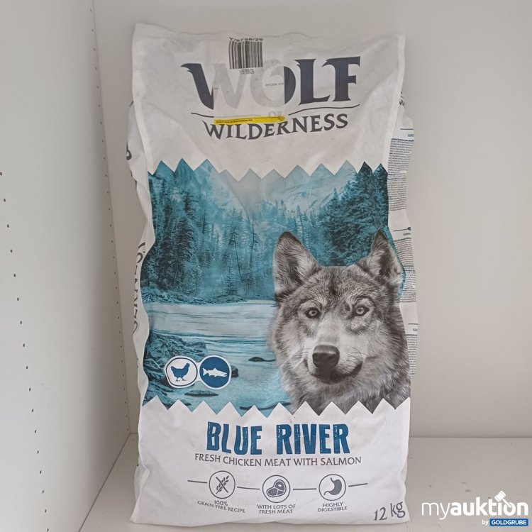 Artikel Nr. 985555: WOLF Wilderness Blue River Hundefutter
Hühnchen mit Lachs
12kg