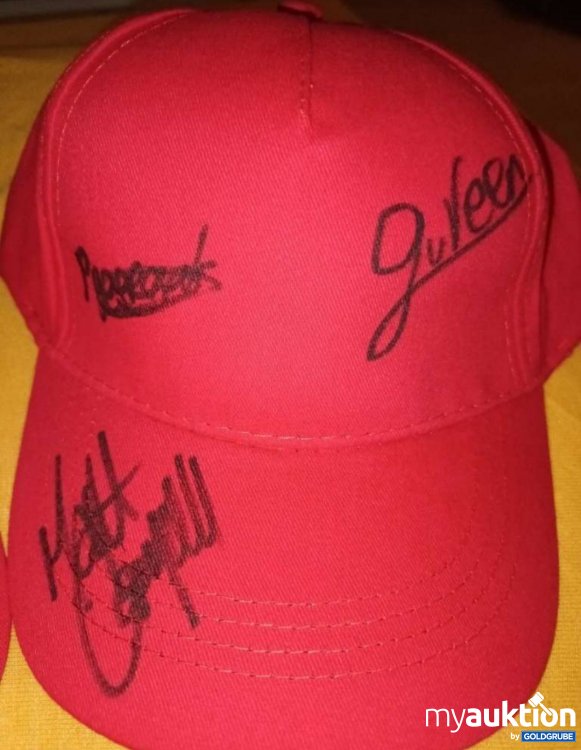 Artikel Nr. 398556: 1 Neue Rote Signierte Kappe von drei Dart Stars 